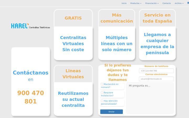Screenshot of karel-centralitas.com