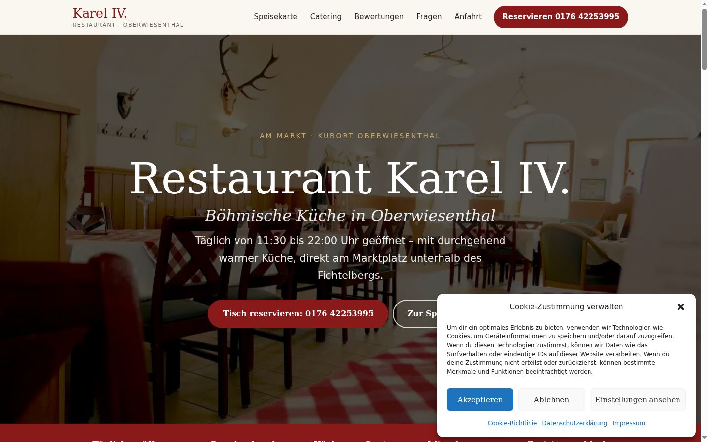 Képernyőkép a bármilyen interakció előtt megjelenő hozzájárulási bannerről