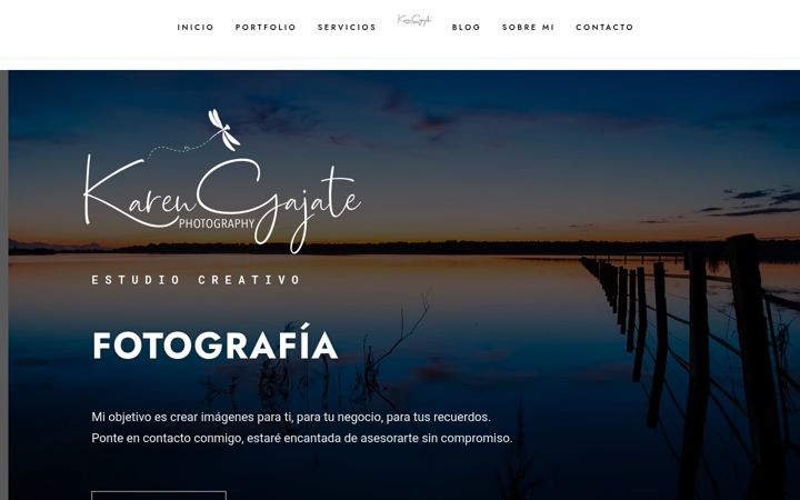 Screenshot of karengajate.com