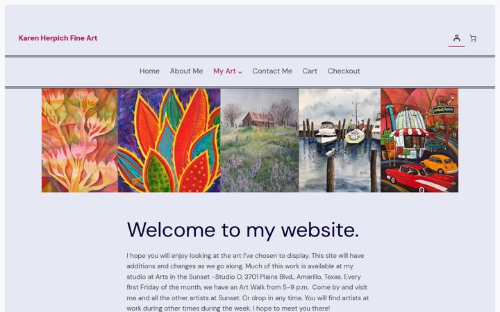 Screenshot of karenherpich.com