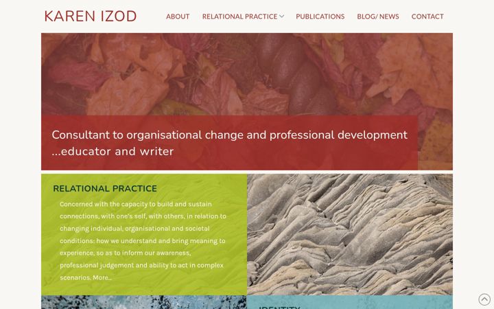Screenshot of karenizod.com