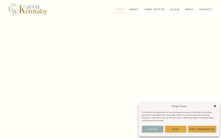 Screenshot of karenkennaby.com