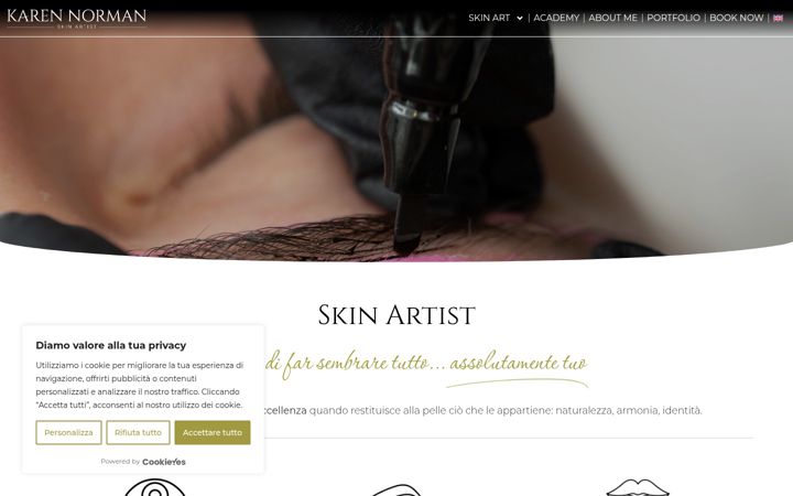 Screenshot of karennorman.it