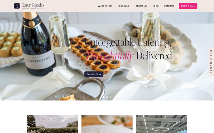Screenshot of karenrhodes.co.uk