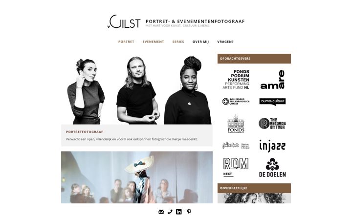 Screenshot of karenvangilst.com