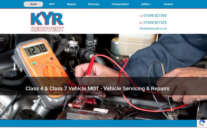 Screenshot of karenyuill.co.uk