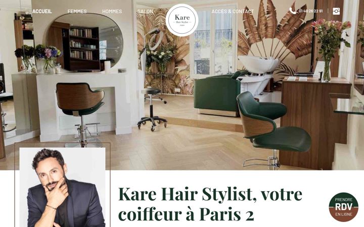 Screenshot of kareparis.fr