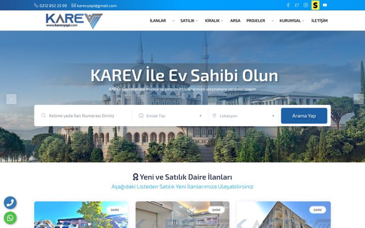 Screenshot of karevyapi.com