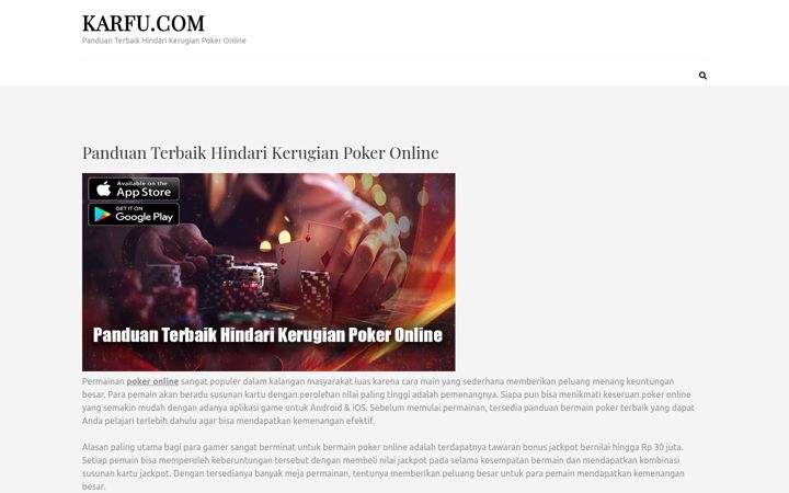 Screenshot of karfu.com