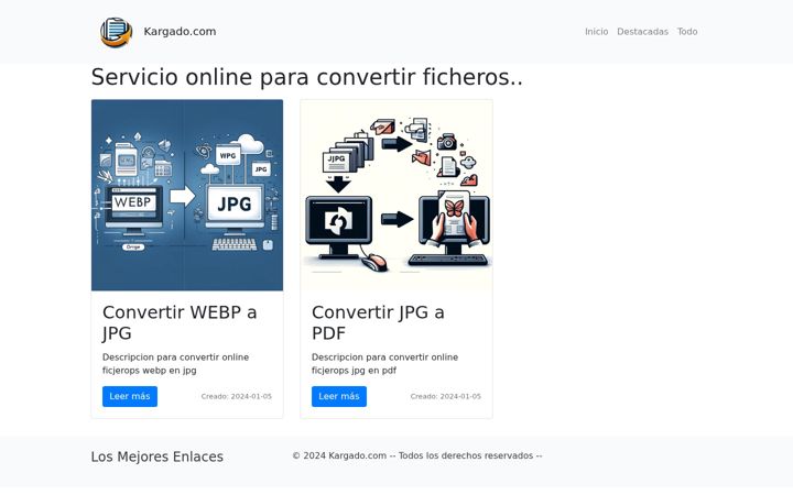 Screenshot of kargado.com