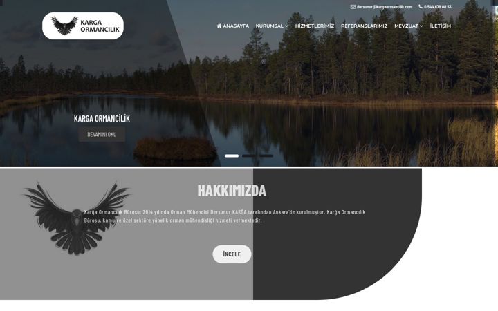 Screenshot of kargaormancilik.com