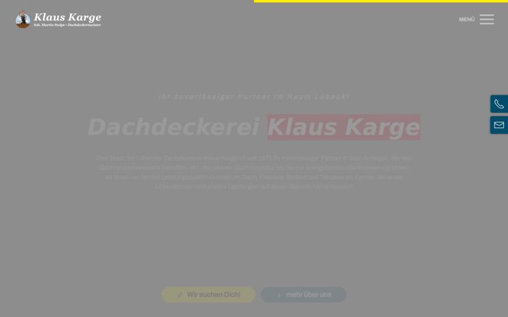 Screenshot of karge-meisterdach.de