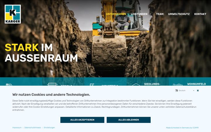 Screenshot of karger-witten.de