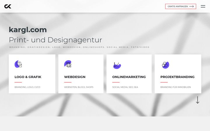 Screenshot of kargl.com
