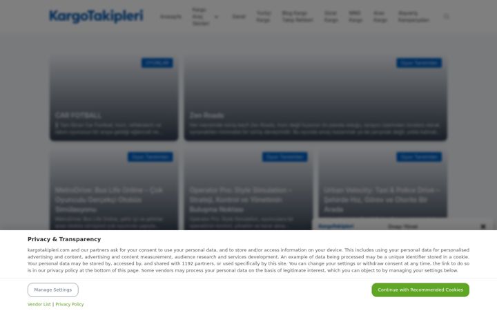 Screenshot of kargotakipleri.com