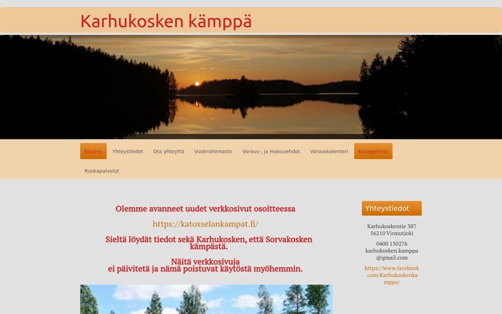 Screenshot of karhukoski.com