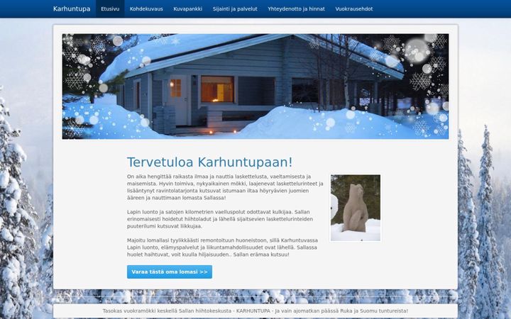 Screenshot of karhuntupa.com