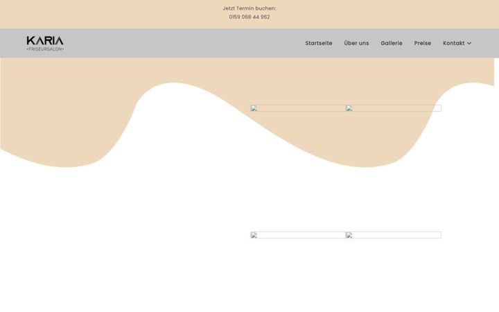 Screenshot of kariafriseursalon.de