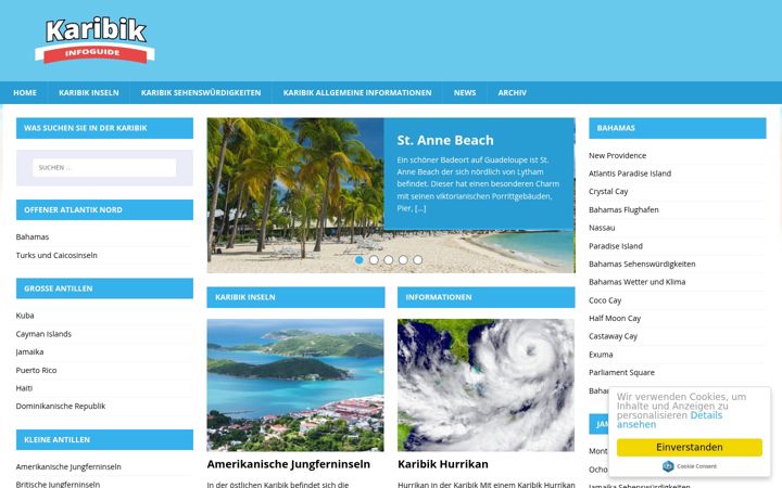 Screenshot of karibik-infoguide.de