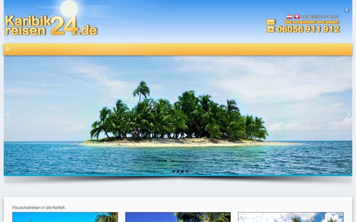 Screenshot of karibikreisen24.de