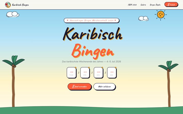 Screenshot of karibisch-bingen.de