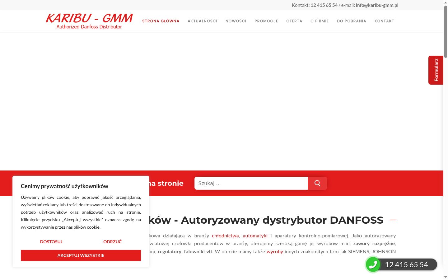 Screenshot tal-banner tal-kunsens muri qabel kwalunkwe interazzjoni