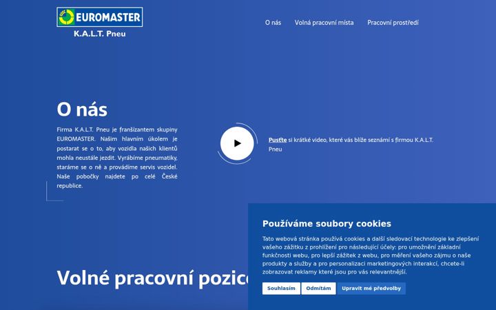 Screenshot of karierakalt.cz