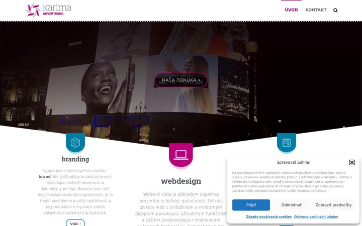 Screenshot of karima.company