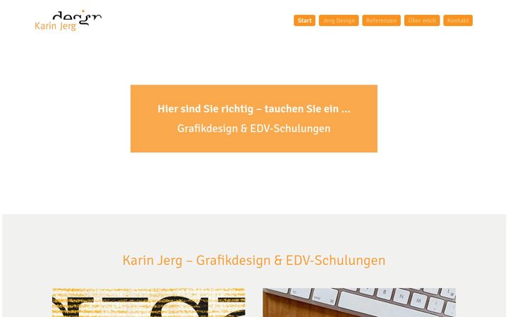 Screenshot of karin-jerg.de