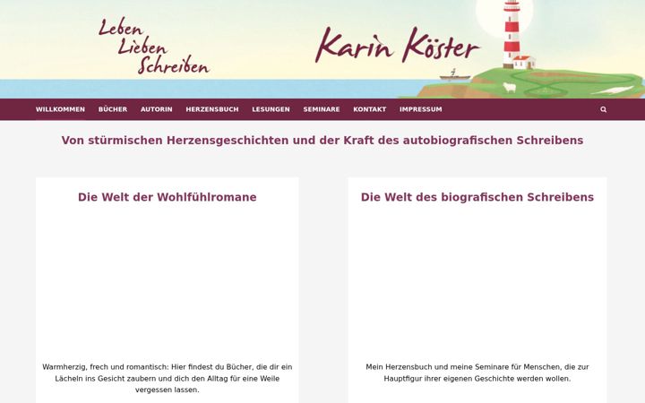 Screenshot of karin-koester.de