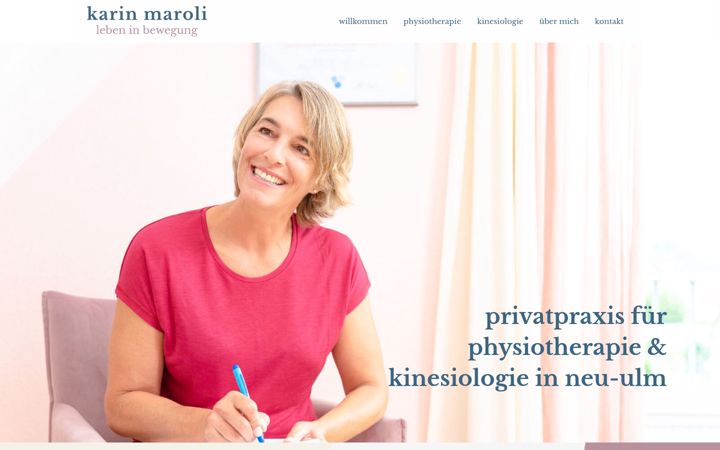 Screenshot of karin-maroli.de