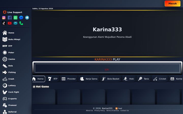 Screenshot of karina333.org