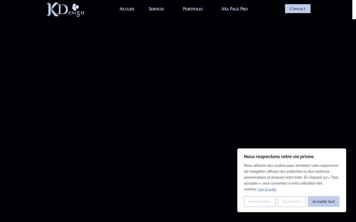 Screenshot of karinadesign.fr