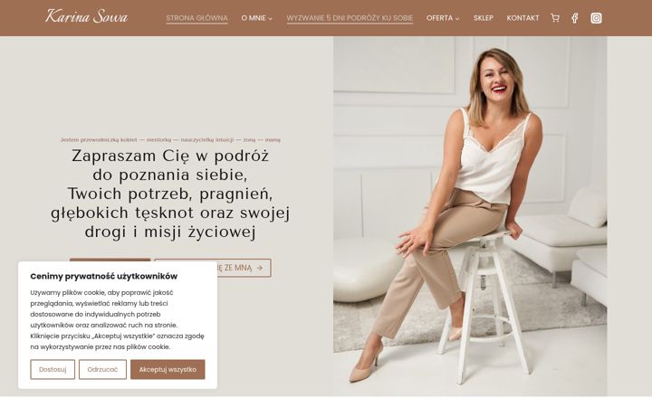 Screenshot of karinasowa.pl