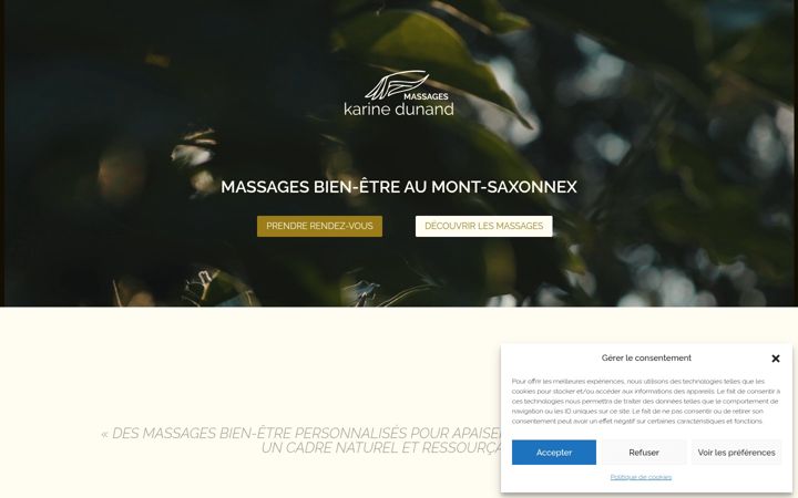 Screenshot of karine-dunand-massages.fr