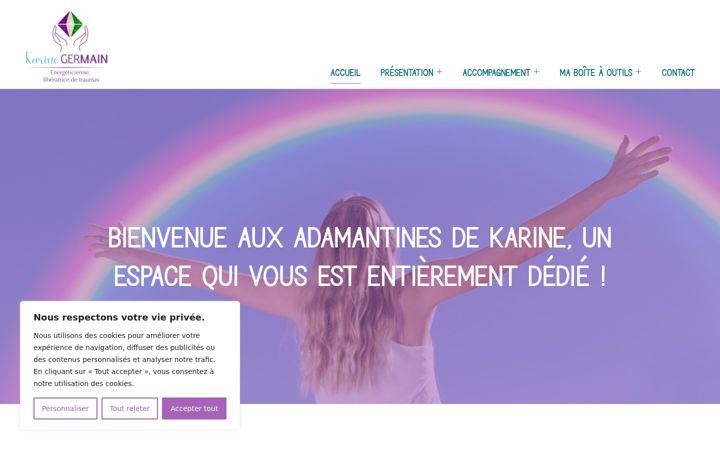 Screenshot of karine-germain.com