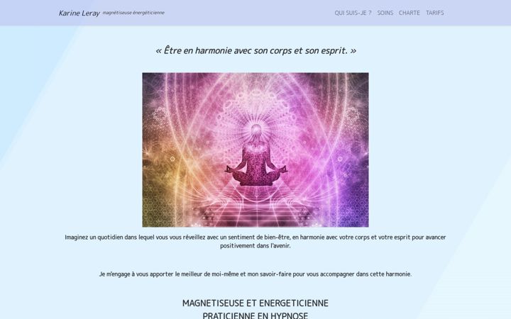 Screenshot of karine-leray.fr