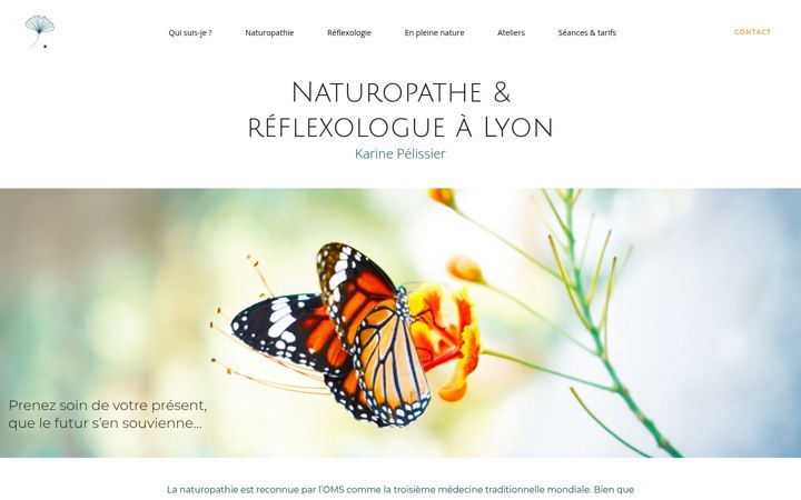 Screenshot of karine-pelissier.com