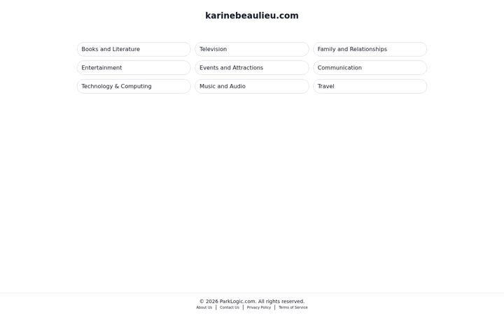 Screenshot of karinebeaulieu.com