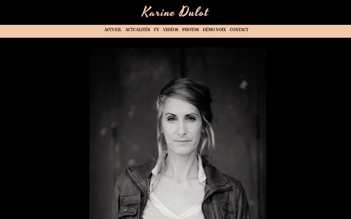 Screenshot of karinedulot.com