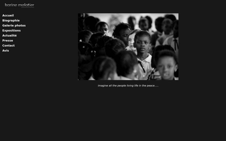 Screenshot of karinemalatier.com