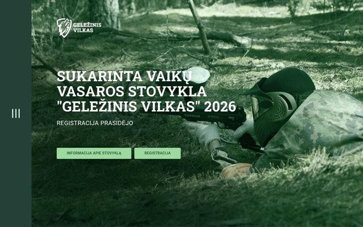 Screenshot of karinestovykla.lt