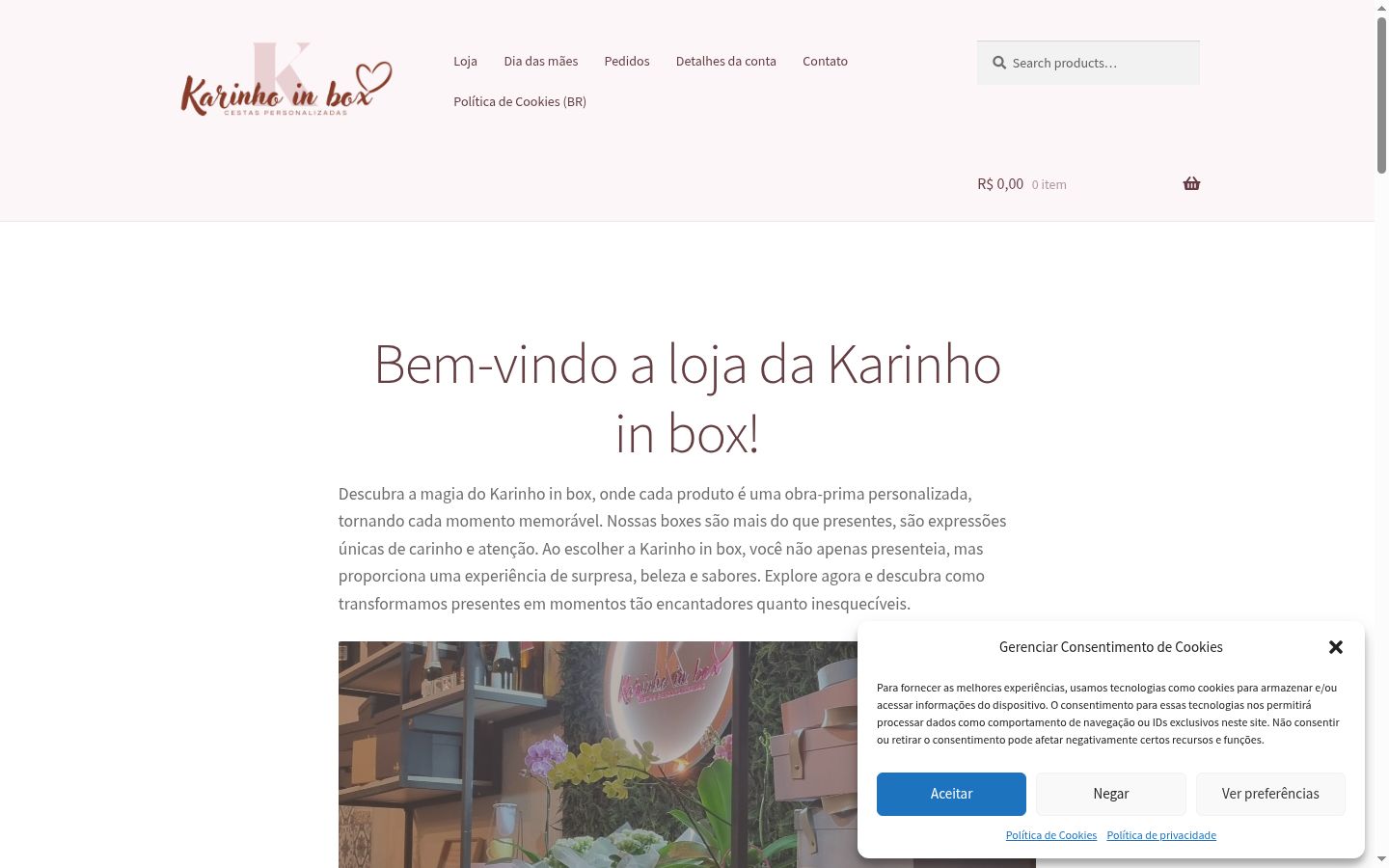 Screenshot tal-banner tal-kunsens muri qabel kwalunkwe interazzjoni