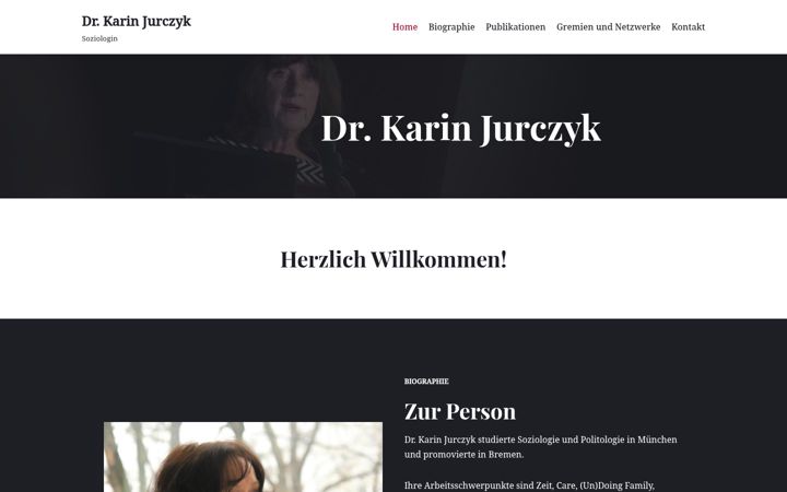 Screenshot of karinjurczyk.de