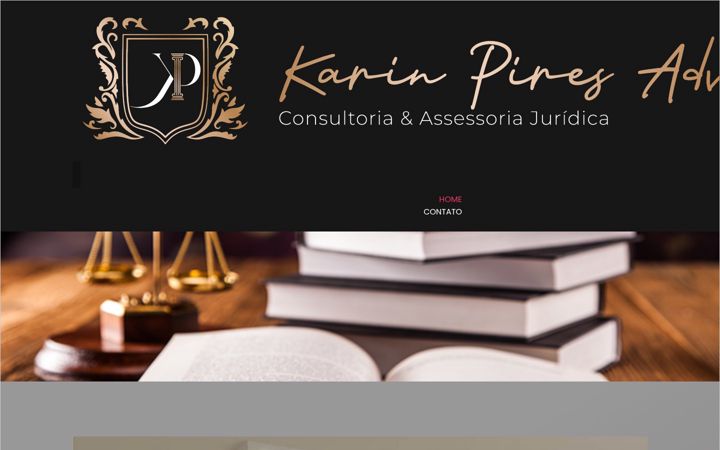 Screenshot of karinpiresadvocacia.com