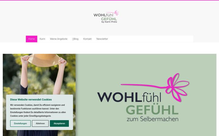 Screenshot of karinpretz.de