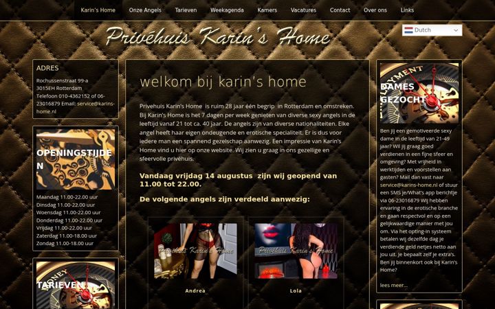 Screenshot of karins-home.nl