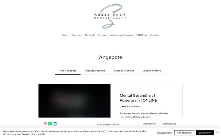 Screenshot of karinsuch.de