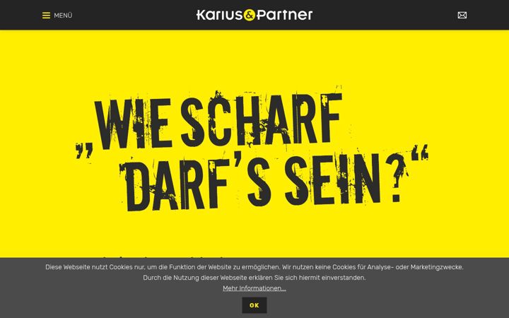 Screenshot of karius-partner.de