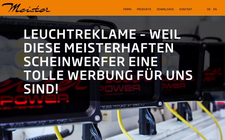 Screenshot of karl-meister.de